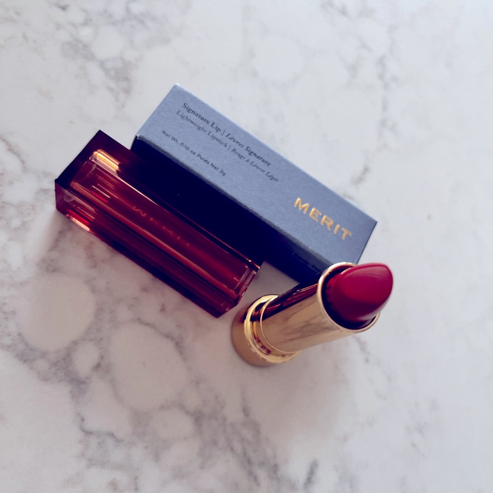 Merit Signature Lip - Cabo (dark coral )